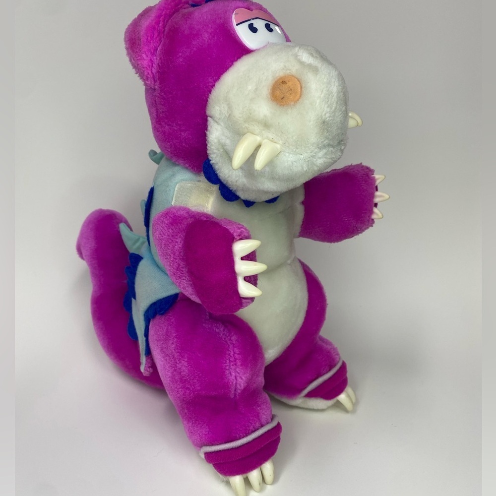 Vintage 1987 Hasbro Be Mores dinosaur plush